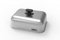 Primaster Schmelzglocke Edelstahl 30,5 x 23,5 x 14cm hitzebeständig Burgerglocke