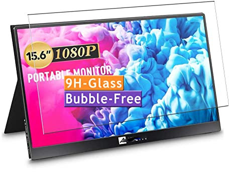 Vaxson Tempered Glass Screen Protector, compatible with ARZOPA Portable Monitor 15.6 Visible Area, 9H Film Protectors Guard New