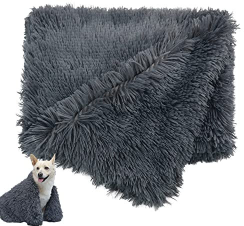 MUYYIKA Hundedecke Plüsch Flauschig Weiche Waschbar Katzendecke Hunde Decke Super Softe Weiche und Warme Doppeilseitige Haustierdecke Fleecedecke, Warme Hundedecken Plüschdecke (78×54cm)