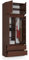 BDW Kleiderschrank mit 4 Türen, 4 Einlegeböden, Kleiderbügel, 2 Schubladen - Aufbewahrungsschrank - Moderner Schrank für das Schlafzimmer Wohnzimmer Diele - 234x90x51cm - Venga