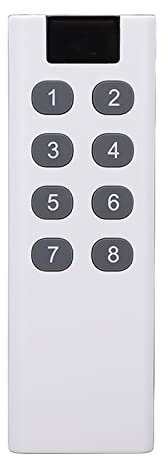 Mando a Distancia Universal para Puerta de Garaje, 8 Teclas, Interruptor de Control Remoto, 100 Metros de Largo Alcance, 433 MHz, Transmisor, Duradero, Sensible, Moderno, Mando a Distancia Universal P