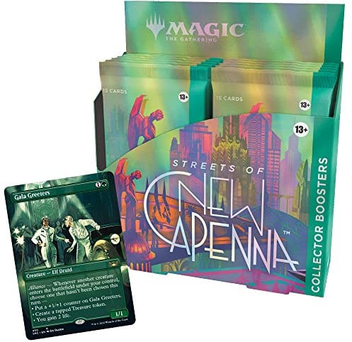 Magic: The Gathering Streets of New Capenna Collector Booster Box, 12 Packs & 1 Box Topper (Englische Version)
