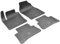 WALSER DirtGuard Gummi Fussmatten Auto für Toyota C-HR 10/2016-2023, 100% passgenaue Auto Fußmatten, robuste Universal Fußmatte Auto, Gummimatten Auto