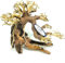 THATUWOOD Driftwood Bonsai for Fish Tank - Decor Aquascape Wood - Artificial Handmade Aquatic Bonsai Home Decorations (Bonsai Tree)