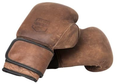 Sport Knight Vintage Series Boxhandschuhe 12 oz, hochwertiges Leder, belastbar und langlebig