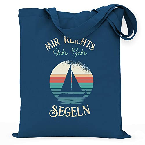 wowshirt Stoffbeutel Jutebeutel Mir Reichts Ich Geh Segeln Segler Skipper Angler Bootsfahrer Kapitän