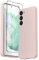SURPHY Coque pour Samsung Galaxy S23, Silicone Liquide Protection Individuelle pour Chaque Objectif Épaissie Premium Etui pour Samsung S23 6,1 Pouces (2023), Rose