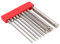 Sechskant Bit Set,9-Teiliges Sechskant-Schraubendreher-Bit-Set,Rostfreier S2-Stahl,Magnetischer Kugelkopf,Sechskant-Bits,1,4 Zoll,Sechskantschaft,50 Mm,Schneidbohrer,Elektrowerkzeug-Teile,(100Mm)