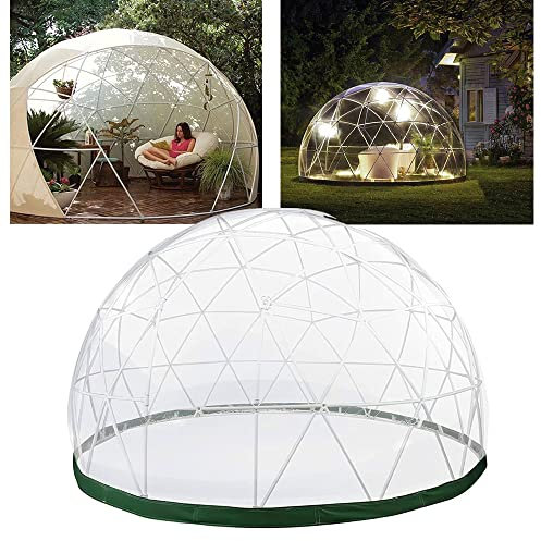 RNQZ Garden Greenhouse Gazebo,Full Transparency Outdoor Family Tent Garden Dome with PVC Cover,for Backyard, Party Indoor/Outdoor Awning,3.65 * 2.2m