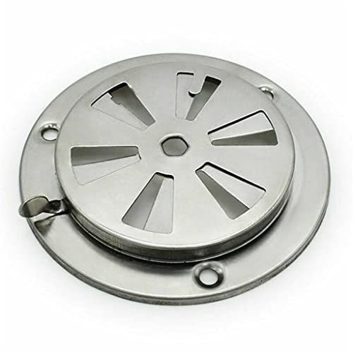 UNbit XDSDDS Adjustable BBQ Grill Smoker Exhaust Kitchen Vent Stove Air Damper Round Home Vents Replacement Part Grille