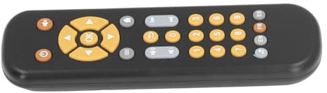 Giocattolo per il Telecomando della TV, Piccoli Pulsanti Educativi per la Prima Infanzia, Telecomando per la TV per Bambini con Musica per Bambini (BLACK)
