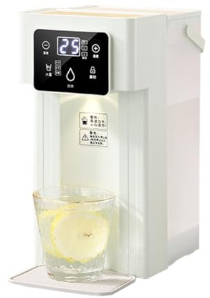 Instant water dispenser instant hot temperature adjustable desktop water boiler desktop smart water dispenser water boiler for kitchen bedroom study living room office white green pink(Color:Green)