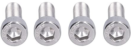 Boulon Hexagonal, 4 Pièces Vis à Douille en Acier Inoxydable 1,25 Mm à Pas Fin M10 Matériel de Fixation M10x50 Brillant H 70 pour les Travaux de Construction Industrie Automobile