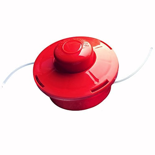 Nemaxx® Fadenkopf für Motorsense [FADENKOPF M10 Gewinde] – Fadenspule Rasentrimmer Mähkopf – Trimmer Kopf Spule für Motorsense – Freischneider Spule Rasentrimmerkopf – Mähfadenkopf – Rot (30 Stück)