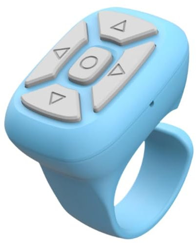 Fingertip Bluetooth-Fernbedienung, Scrollen, E-Book, Seitenumkehrer, Tablet-Fernbedienung für Smartphone und PC
