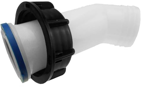 IBC Tank Fittings Selection - S60x6 & S100x6 Adapters - Male, Female, Threaded, Barbed, Valves, Spouts, MDPE Options (Spout 2 Barb (S60x6))