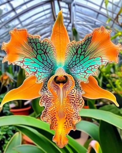Winterhart pflanzen, Lebende Pflanzen,Mysteriöse magische Glühbirne, Mehrjährige Blumenzwiebel ist winterhart, Blumenzwiebel Mix-3 Cymbidium Pflanzen Zwiebeln