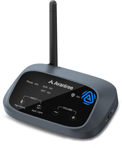 Avantree Oasis Aura - Auracast Sender für assistive Audiogeräte | One-to-Many-Auracast für Kirchen, TV und öffentliche Räume; verbindet mehrere kompatible Audiogeräte gleichzeitig
