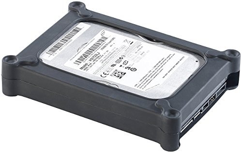 Xcase Festplatten Schutzhülle: Silikon-Festplatten-Protector für 3,5 HDDs (Festplattenschutz, Hülle für Festplatte, Festplattenhalter)