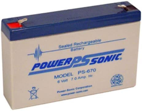 BatteryTrader® battery pack compatible with PS670 PS-670 SLA batteries 6v 7ah