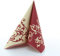 Shoptoria Servietten Hochzeit Airlaid Serviette Pomp in Bordeaux - Creme, 40 x 40 cm, 50 Stück Mank, stoffähnliche Bordeaux farbende Servietten