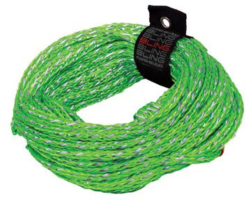 Airhead Bling Tow Rope for 1-2 Rider Towable Tubes, Water Skis, Wakesurf Boards and Wakeboards, 60-Feet