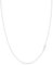 KEZEF Collier en Argent 925 pour Femmes, Chaîne à Câble en Argent 1.3mm, 24 Pouces, avec Fermoir à Anneau à Ressort, Fabriqué en Italie