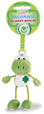 NICI 36682 - Schlüsselanhänger Frosch, 7 cm Talisminis