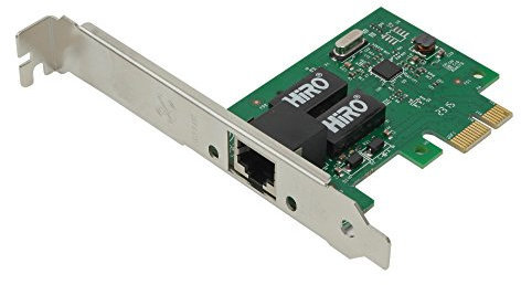 HIRO H50303 10/100/1000 interno PCI Express PCIe PCI-E x1 Gigabit Ethernet tarjeta Windows 10 8.1 8 32 bits 64 bits instalación sin controlador Plug n Play controlador integrado Windows 7 Server 2012