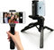 iGadgitz 2 in 1 Pistol Grip Stabilizer and Mini Lightweight Table Top Stand Tripod + Universal Smartphone Holder Mount Bracket Adapter