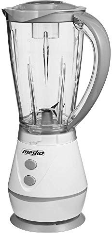 Mesko MS 4060g Batidora de Vaso de 1 Litro, 500W, 2 Velocidades, Cuchillas de Acero Inoxidable, Libre de BPA