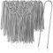 com-four® 200x Erdanker 200x25x3,8mm aus beschichtetem Stahl - robuste Erdnägel zur Befestigung von Unkrautvlies und Folien - Bodenanker für Garten und Camping - rund (200 Stück - 200x25x3.8mm)
