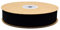 Egurs Samtband 10 Meter/Rollen 25mm Dekoband Geschenkband aus Samt Schleifenband zum Deko Zierborte Borte Band Schmuckband DIY Crafts Dekoration Samtborte Schwarz 25mm