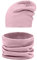 Mikos* Winter Set II Trendige Termo Winter Set Mütze und Loopschal II Schal-Mützen-Kombi Unisex (695) (Rosa)