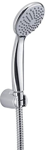 Gedy cromata, G-Easy 05, Doccetta Universale 1 Getto, Soffione Fisso e Flessibile 150 cm, ABS con Finitura, 2 Anni di Garanzia, Design R&S, Filtro Doccia antisabbia Incluso, Unica