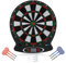 Elektronische Dartscheibe mit 6 Dartpfeilen, Profi Softdarts Dartpfeil, Dartscheibe Dartscheibe mit LED Beleuchteten Ziffern, für Anfänger Dartscheibe Elektronisch Profi Dartpfeile Soft