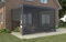 Cosma Latérale pour Pergola 3 x 4 Bioclimatique en Textilène 370 x 218 cm Anthracite