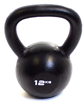 BODYPOWER 12Kg Cast Iron Kettlebell