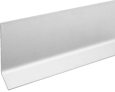 Sockelleiste | Aluminium | Silber | Breite 20 mm | Höhe 60 mm | Länge 2500 mm | Materialstärke 1 mm | Ungebohrt | Fußleiste | 1 Stück