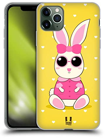 Head Case Designs Petimetre Conejita de Sofie Caso Funda de Gel Suave Compatible con Apple iPhone 11 Pro MAX