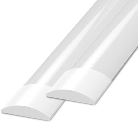 Ledvion - 2er-pack LED Batten T8 Tube 120cm (30W, 6500K, 4800L), Leuchtstreifen, LED-Leuchtstoffröhre Flicker-Free, Deckenleuchten Garage Beleuchtung