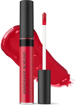ANNEMARIE BÖRLIND LIPPEN EFFECTIVE NATURAL BEAUTY Lip Gloss Red (9 ml) - Intensiver Farbglanz und Pflege für Geschmeidige Lippen, Mit Feuchtigkeitsspendender Hyaluronsäure, Vegan…