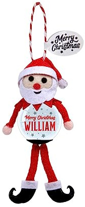 Personalised Snowglobe tree decoration (William)
