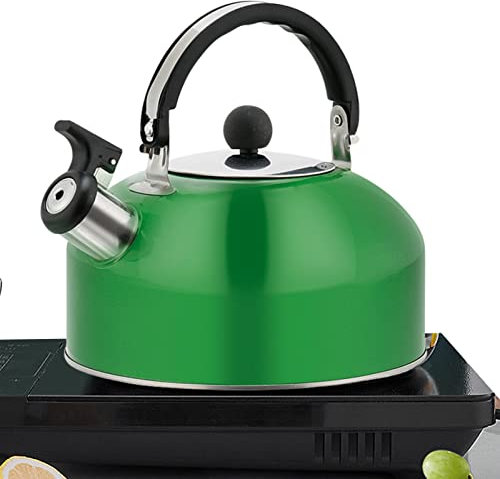 Bouilloire sifflante pour cuisinière, Bouilloire Sifflante Induction 1,8 L INOX Théières pour Cuisinière, Bouilloire g, Bouilloire Sifflante Induction 1,8L INOX Théières pour Cuisinière Feu