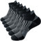 Niofind Chaussettes Basses Courte Homme Femme, Lot de 6 Paires Soquettes Homme Sport, Chaussettes Coton Respirant et Anti-transpiration pour Running, Travail, Randonnées, 43-46