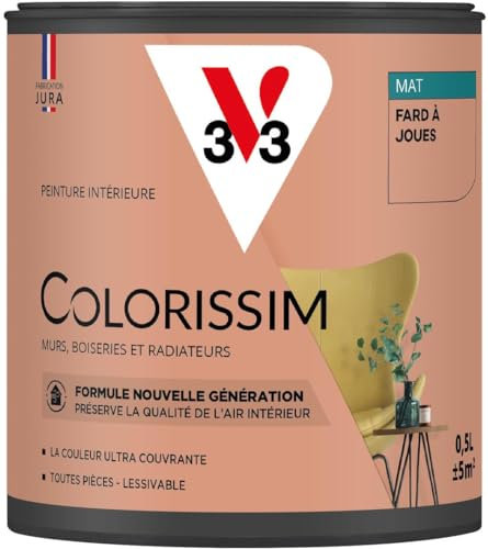 V33 Peinture multi-supports Colorissim® Fard à joues Mat 0,5L