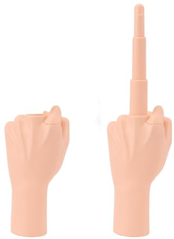 WEQEER 3D Printed Folding Middle Finger, Collapsible Middle Finger, Retractable Middle Finger, Extendable Middle Finger Statue for Friends Funny Gag Gifts (1pcs)