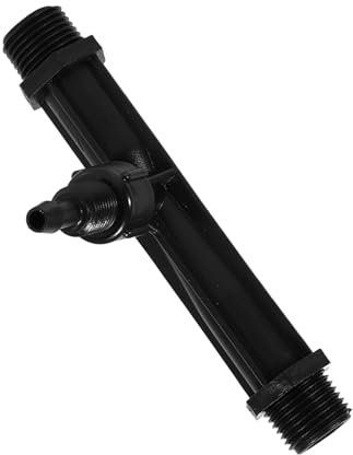 Irrigation Fertilizer Injector, 1/2 3/4” 1” Inch Irrigation Tube Fertilizer Mixer Injector Agriculture Tool Plastic Black, Venturi 1 Pollice (G1/2 four points)