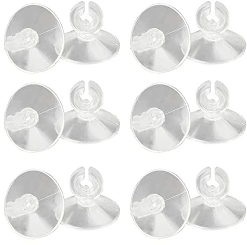 40Pcs Aquarium Fish Tank Suction Cups Clear Aquarium Suction Cups Plastic Fish Tank Hose Clamps Fish Tank Holders Clips for Fish Tank Tubing(Clear)