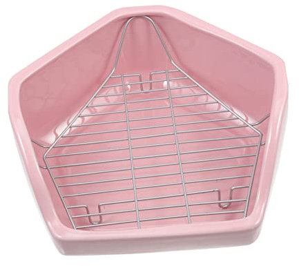 CIYODO Toilettes pour Lapins Toilettes Robustes en Céramique pour Animaux De Compagnie Maille pour Un Nettoyage Facile pour Chinchilla Cochon d'Inde Furet